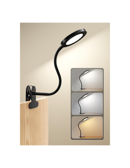 Lámpara de Lectura Clip deeloop CL-HT6102C 450LM Regulable