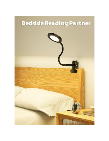 Lámpara de Lectura Clip deeloop CL-HT6102C 450LM Regulable