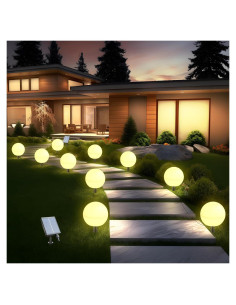 Luces Solares Auidum YS001 para Jardín, Paquete de 5, IP65