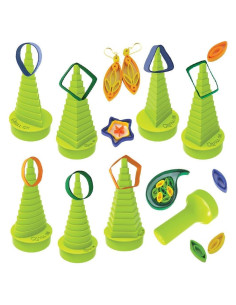 Quill On Border Buddy Verde - 7 Torres para Quilling