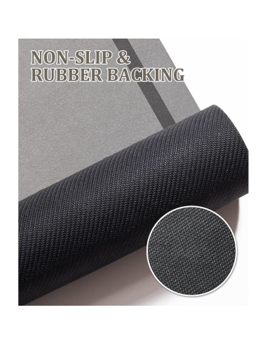 Alfombra de Baño Antideslizante Chakme Gris 61x46 cm