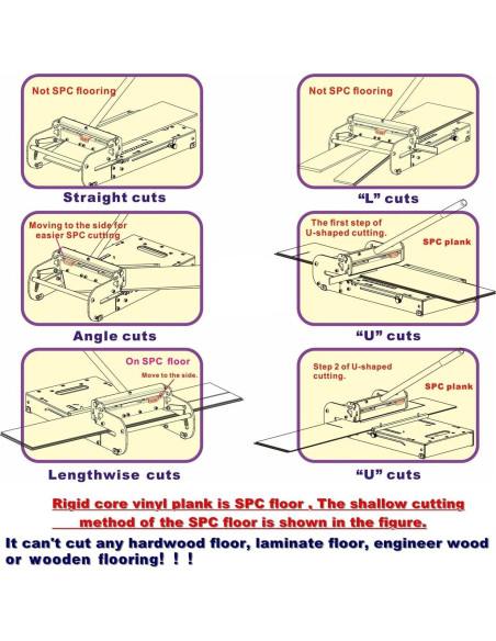 Cortadora de Suelos de Vinilo LVT-330 CutTool 8mm 33cm