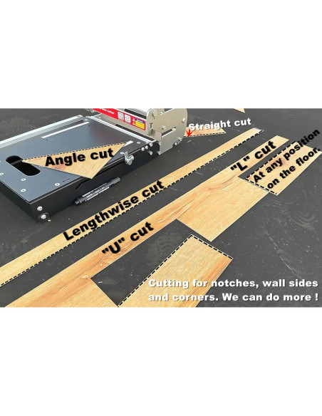 Cortadora de Suelos de Vinilo LVT-330 CutTool 8mm 33cm