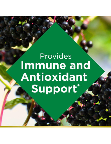 Gomitas de Saúco Nature's Bounty 40 Unidades Vitamina A C D E Zinc