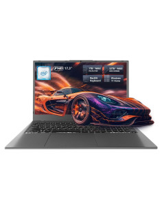 Laptop Machenike 17.3" Intel N100 16GB RAM 1TB SSD Gris