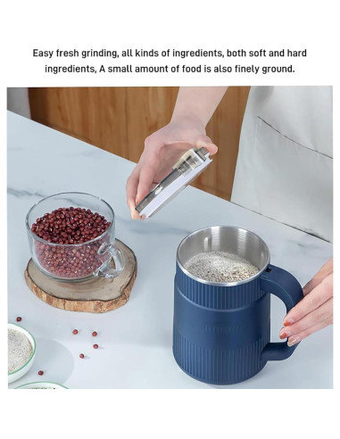 Molinillo de Café Eléctrico Nhsuzart 200W 500ml Acero Inoxidable