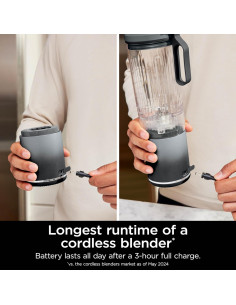 Licuadora Personal Ninja Blast Max Inalámbrica 22 oz Gris 2