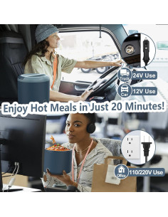 Caja Térmica Eléctrica WisaKey 1.2L 100W a Prueba de Fugas 2