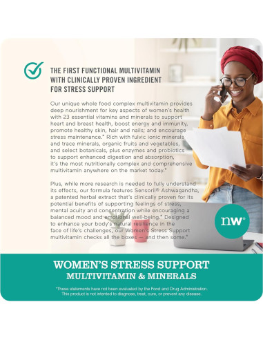 Multivitamina para Mujeres NatureWise + Cúrcuma Curcumina 2250mg