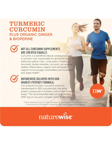 Multivitamina para Mujeres NatureWise + Cúrcuma Curcumina 2250mg