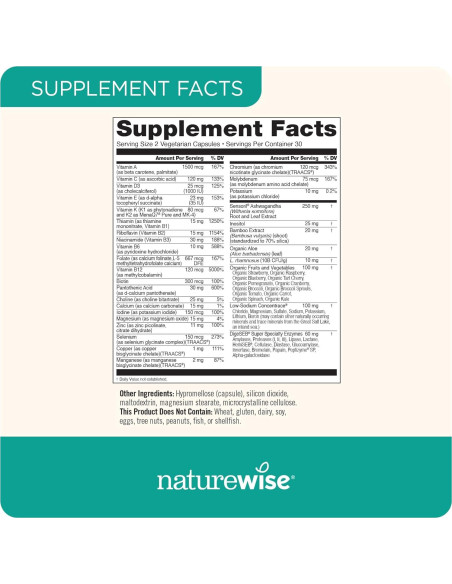 Multivitamina para Mujeres NatureWise + Cúrcuma Curcumina 2250mg