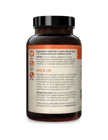 Multivitamina para Mujeres NatureWise + Cúrcuma Curcumina 2250mg