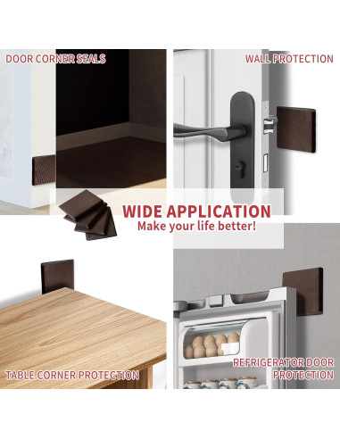 Burlete de Puerta 8m BISOTHAI con 4 Sellos Esquina Aislante