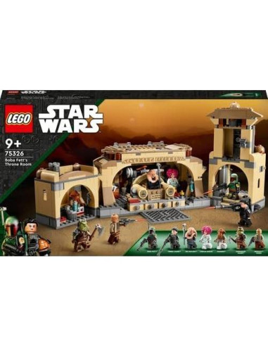 LEGO Star Wars Sala del Trono de Boba Fett 75326 con 7 Minifiguras