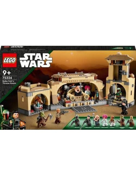 LEGO Star Wars Sala del Trono de Boba Fett 75326 con 7 Minifiguras LEGO Star Wars Sala del Trono de Boba Fett 75326 con 7 Minifiguras