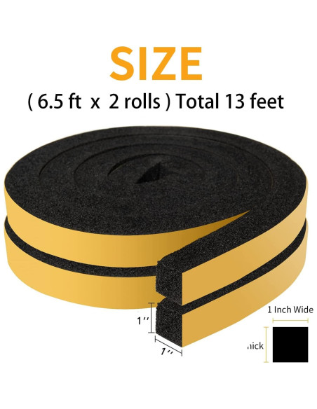 Espuma Aislante Futuwi 2 Rollos 2.54 cm x 3.96 m para Aire Acondicionado Espuma Aislante Futuwi 2 Rollos 2.54 cm x 3.96 m para Aire Acondicionado