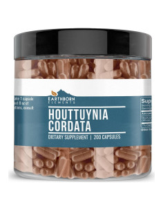 Cápsulas de Houttuynia Cordata Elementos de la Tierra 200 Unidades