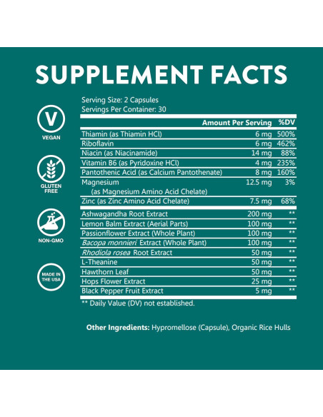 Suplemento de Alivio del Estrés WellPath Zen 60 Cápsulas Suplemento de Alivio del Estrés WellPath Zen 60 Cápsulas