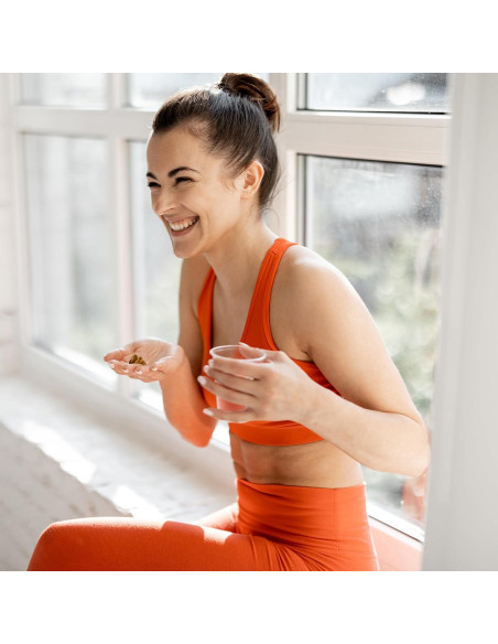 Cápsulas de Houttuynia Cordata Elementos de la Tierra 200 Unidades