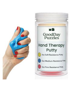 Masilla Terapéutica GoodDay Puzzles, Set de 3 Piezas, Alivio Estrés