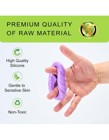 Kit de Masilla Terapéutica Theramandu 4 Paquetes 85g - Alivio Estrés y Fortalecimiento