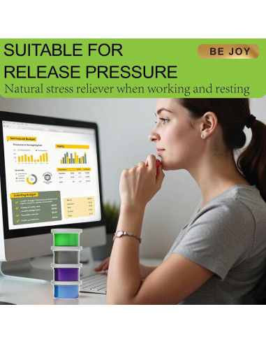 Kit de Masilla Terapéutica Theramandu 4 Paquetes 85g - Alivio Estrés y Fortalecimiento