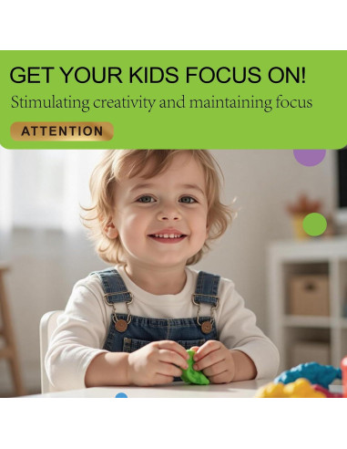 Kit de Masilla Terapéutica Theramandu 4 Paquetes 85g - Alivio Estrés y Fortalecimiento