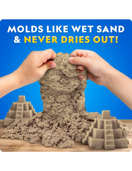 Arena Lunar National Geographic 5.44 kg con Moldes para Niños