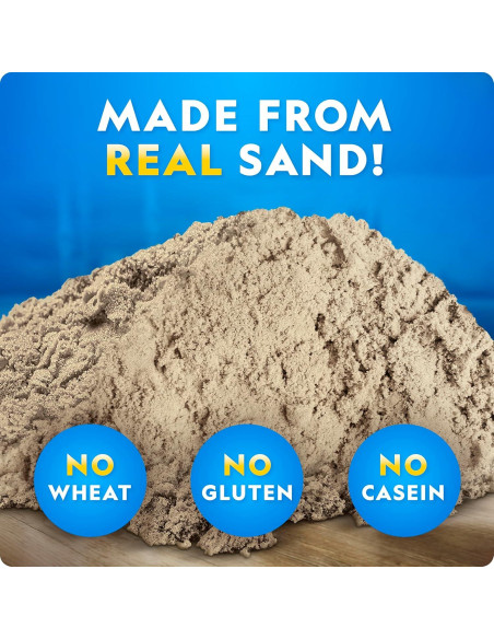 Arena Lunar National Geographic 5.44 kg con Moldes para Niños