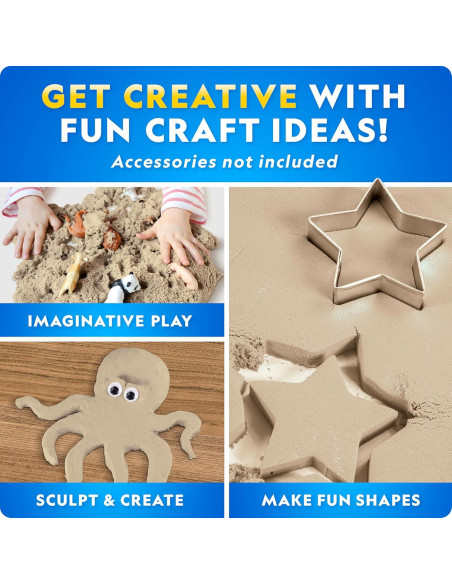 Arena Lunar National Geographic 5.44 kg con Moldes para Niños