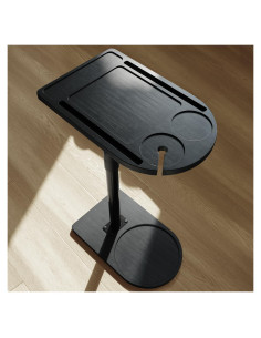 Mesa lateral ajustable YUHFERA en forma de C - Negro