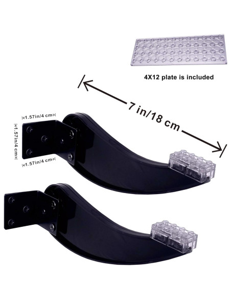 Soportes de Pared LEGO BrickVisions para Modelos 2x4