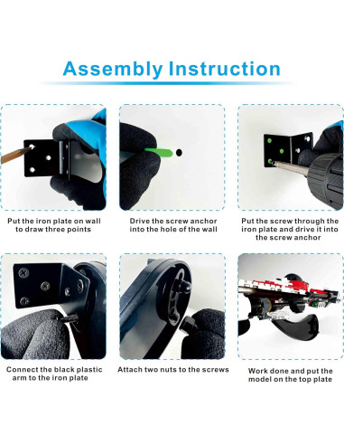 Soportes de Pared LEGO BrickVisions para Modelos 2x4