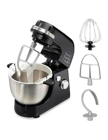 Mezclador de pie eléctrico Hamilton Beach 4L 7 velocidades negro