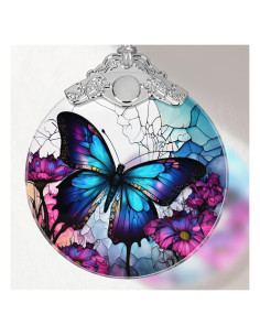 Adorno de Mariposa de Vidrio Templado Touber 7.62x8.89cm