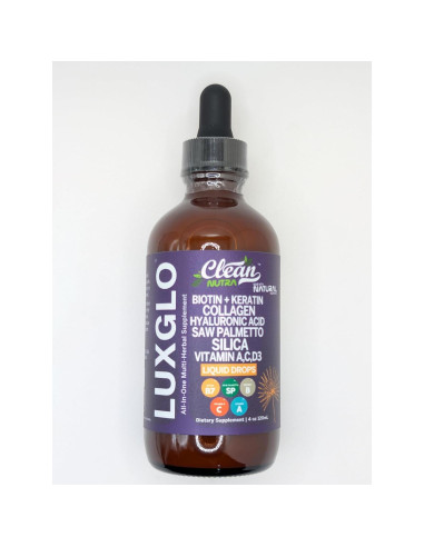 Gotas Líquidas de Biotina y Colágeno LuxGlo 45.4g