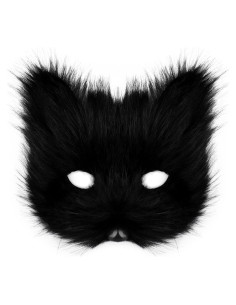 Máscara de Zorro Gato Peluche para Fiesta Halloween Adulto