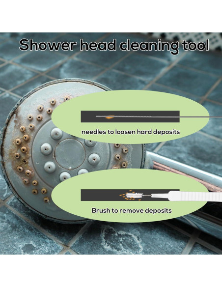 Juego de 40 Herramientas de Limpieza de Cabezal de Ducha Gosknor
