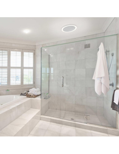 Ventilador de Baño Homewerks 7130-16-BT con Luz LED y Bluetooth