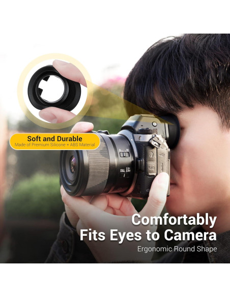 Copa ocular de silicona suave Jinjiacheng DK-29 para Nikon Z6 Z5