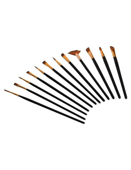 Juego de Pinceles de Detalle 12 Piezas Performance Tool W228