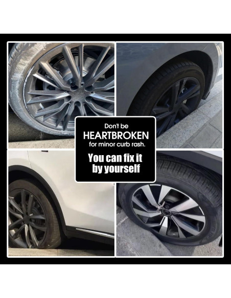 Kit de Reparación de Llantas Evlisrtpk Negro Mate 12ml