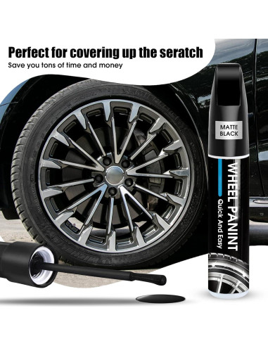 Kit de Reparación de Llantas Evlisrtpk Negro Mate 12ml