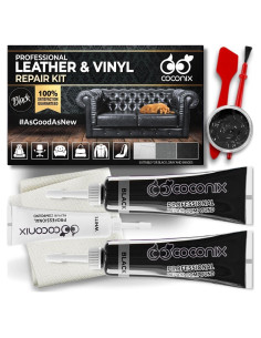 Kit Profesional de Reparación de Cuero Coconix - Negro