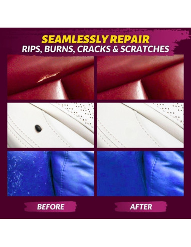 Kit Profesional de Reparación de Cuero Coconix - Negro