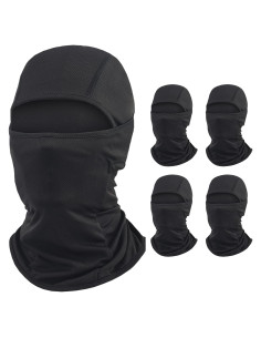 Paquete de 4 Máscaras Balaclava UV 50+ Transpirables Unisex
