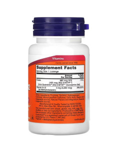 Metril B-12 5000 mcg NOW - 60 Pastillas Veganas 2