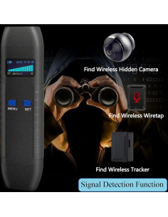 Detector de Cámaras Ocultas KAXYUYA, Portátil y Multifuncional 2
