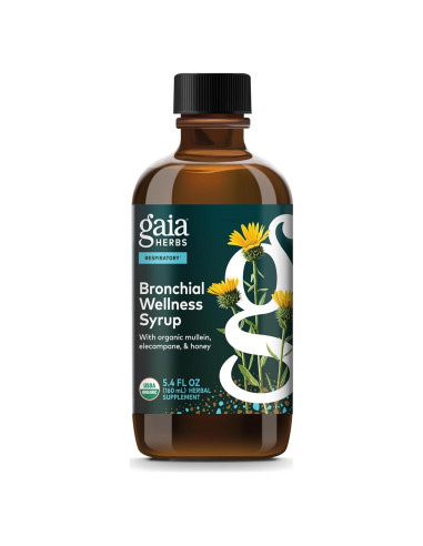 Jarabe Bronquial Gaia Herbs 160 ml - Soporte Inmunológico y Pulmonar