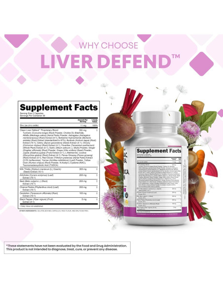 Suplemento Hepático Clean Nutraceuticals 60 Cápsulas 28 en 1